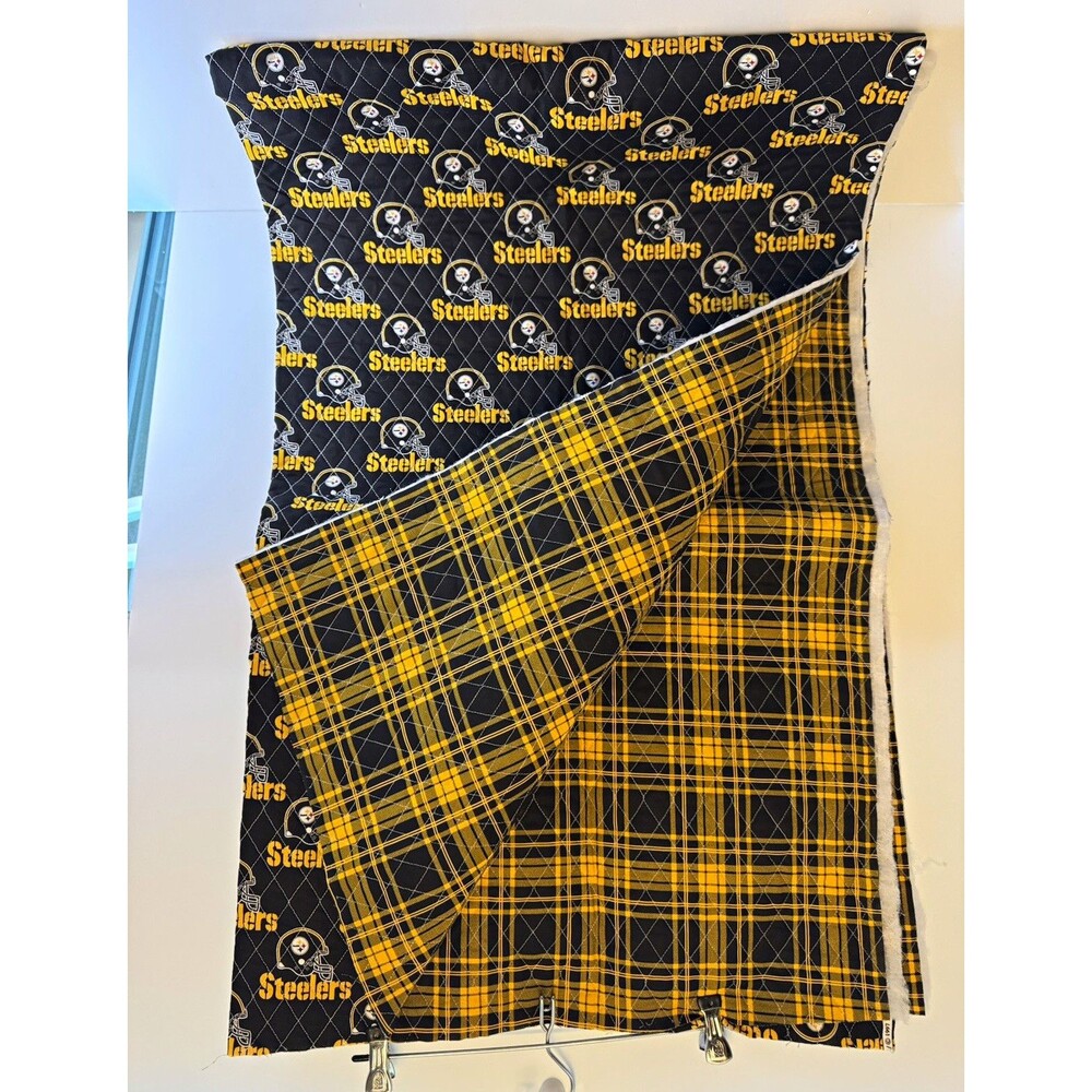Pittsburgh Steelers NFL Cotton Fabric Remnant – 2 Yards (approx. 72’x 45")